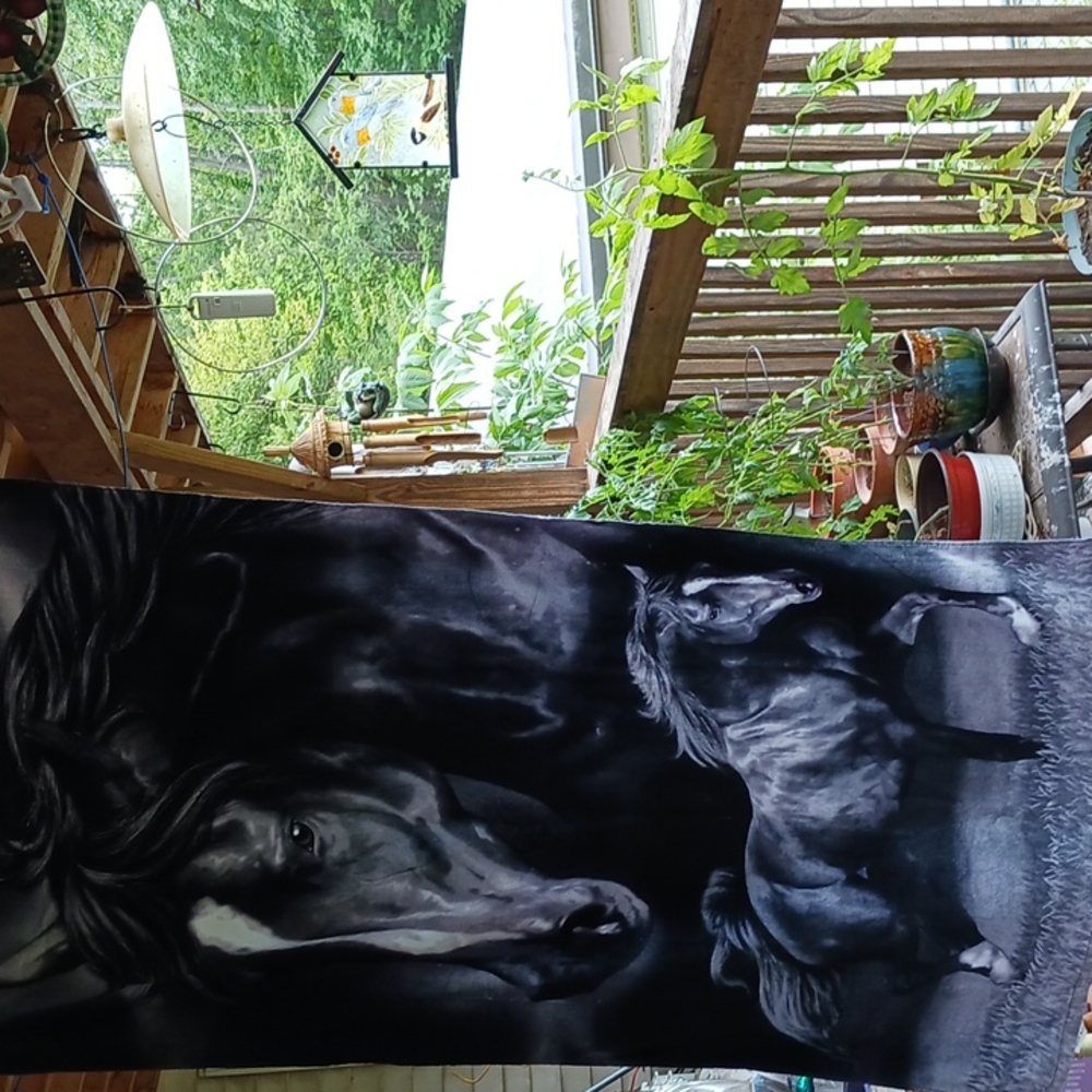 Home Beach Towel Horses New